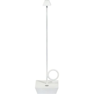 Lámpara de mesa blanca recargable Broggi - Unisex Lámpara de mesa blanca recargable Broggi - Unisex