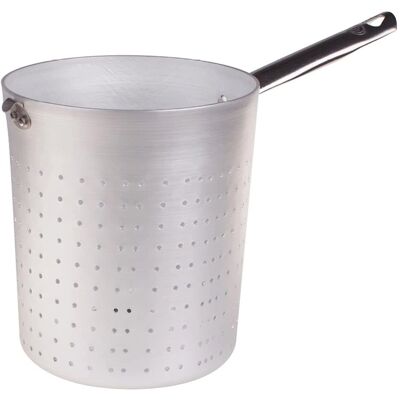 Agnelli Zilver/Zwart Cilindrisch Aluminium Zeef - 20cm Agnelli Zilver/Zwart Cilindrisch Aluminium Zeef - 20cm