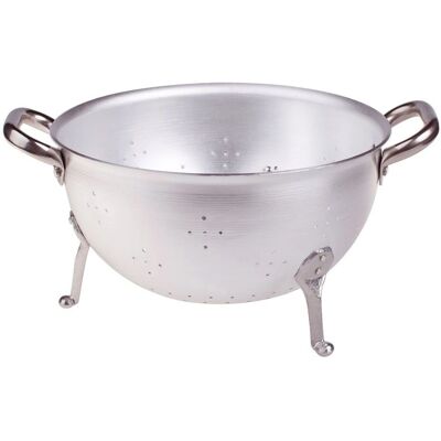 Écumoire en Aluminium Agnelli - 22cm, 2 poignées, 3 pieds Écumoire en Aluminium Agnelli - 22cm, 2 poignées, 3 pieds