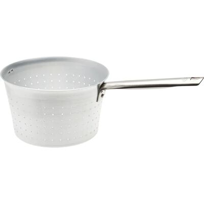 Colapasta in alluminio Agnelli con manico e gancio Colapasta in alluminio Agnelli con manico e gancio