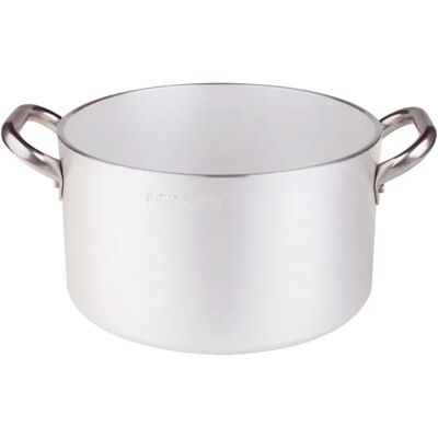 Agnelli Hög Radierande Aluminiumgryta 40cm - Köksutrustning Agnelli Hög Radierande Aluminiumgryta 40cm - Köksutrustning