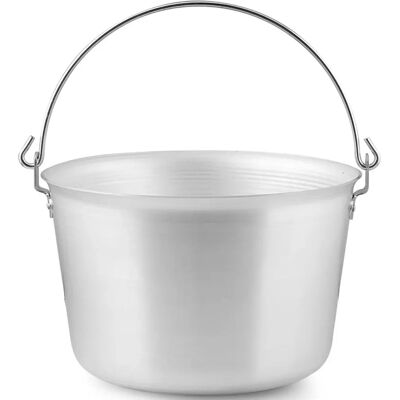 Pentola in Alluminio Agnelli - 40cm - Leggera e Resistente Pentola in Alluminio Agnelli - 40cm - Leggera e Resistente
