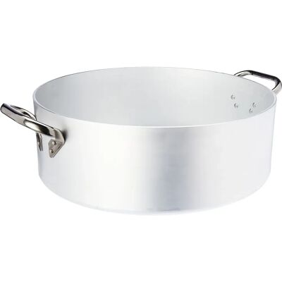 Agnelli Grande Casserole en aluminium 50cm - Ustensiles de cuisine Agnelli Grande Casserole en aluminium 50cm - Ustensiles de cuisine