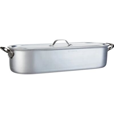 Agnelli Pesciera mit Grill und Deckel - 50x15 cm Topf Agnelli Pesciera mit Grill und Deckel - 50x15 cm Topf
