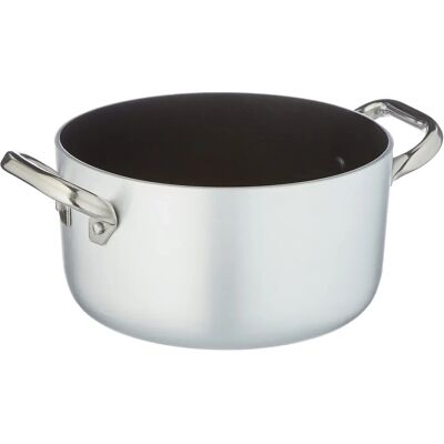 Agnelli 20cm Argent/Noir Casserole Agnelli 20cm Argent/Noir Casserole