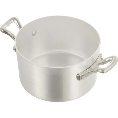 Casserole en aluminium Agnelli avec deux poignées en acier inoxydable - Ustensiles de cuisine Casserole en aluminium Agnelli avec deux poignées en acier inoxydable - Ustensiles de cuisine