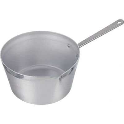 Casserole conique en aluminium Agnelli - 18cm poignée et bec Casserole conique en aluminium Agnelli - 18cm poignée et bec