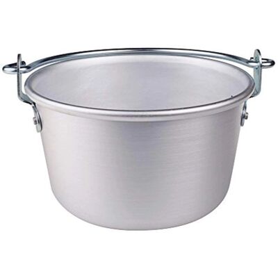 Agnelli FAMA4420 Bouilloire en aluminium - 20cm - 4L - Murs arrondis Agnelli FAMA4420 Bouilloire en aluminium - 20cm - 4L - Murs arrondis