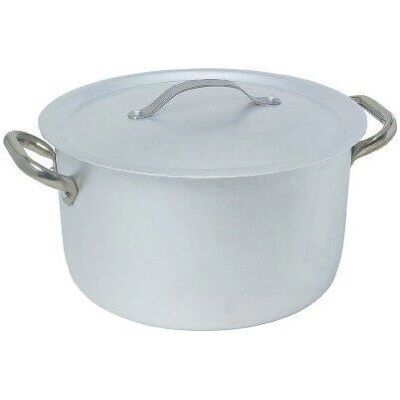 Olla de hierro fundido Agnelli - Diámetro 28cm - Aluminio Olla de hierro fundido Agnelli - Diámetro 28cm - Aluminio