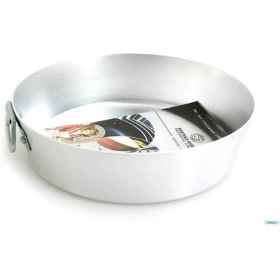 Moule à gâteau conique en aluminium avec anneau en acier - 28cm Moule à gâteau conique en aluminium avec anneau en acier - 28cm