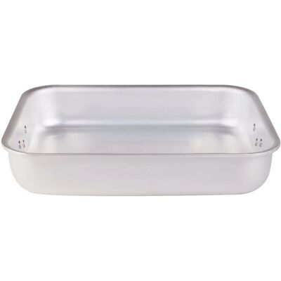 Pentola rettangolare da forno Agnelli - 55x36cm - Alluminio 5mm Pentola rettangolare da forno Agnelli - 55x36cm - Alluminio 5mm