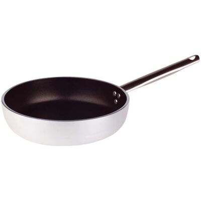Poêle en aluminium avec manche en inox - Ustensiles de cuisine Poêle en aluminium avec manche en inox - Ustensiles de cuisine