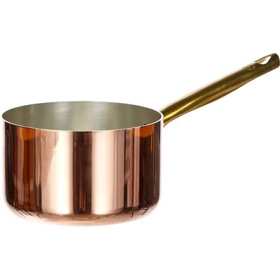 Pentola in rame Agnelli - Stagnato a mano, 16cm con manico in ottone - Pentole Pentola in rame Agnelli - Stagnato a mano, 16cm con manico in ottone - Pentole