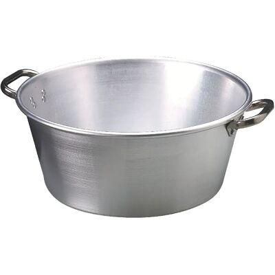 Casserole en aluminium Agnelli à deux poignées - 36cm Casserole en aluminium Agnelli à deux poignées - 36cm