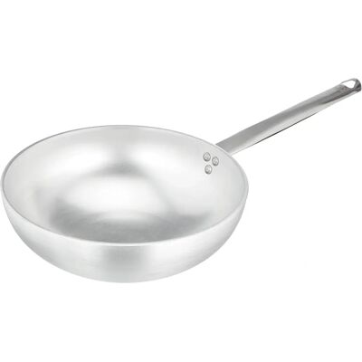 Pentole Agnelli Model ALMR1111W28 Aluminium Wok 28cm Pentole Agnelli Model ALMR1111W28 Aluminium Wok 28cm