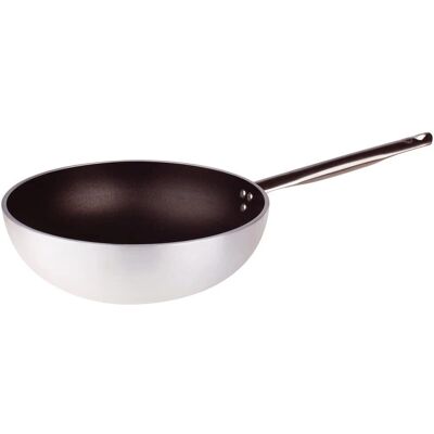 Agnelli Modèle Wok - 32cm Antiadhésif en Aluminium - Wok en Aluminium Antiadhésif Agnelli Modèle Wok - 32cm Antiadhésif en Aluminium - Wok en Aluminium Antiadhésif