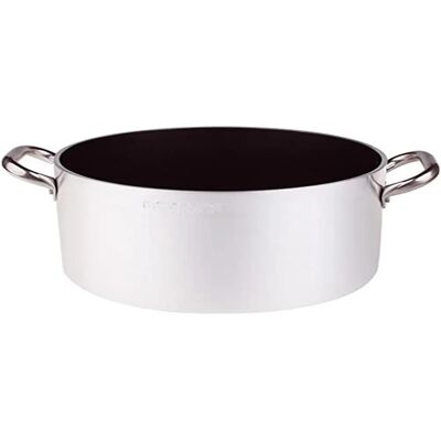 Pentola antiaderente in alluminio argento 36cm - Utensili da cucina Pentola antiaderente in alluminio argento 36cm - Utensili da cucina