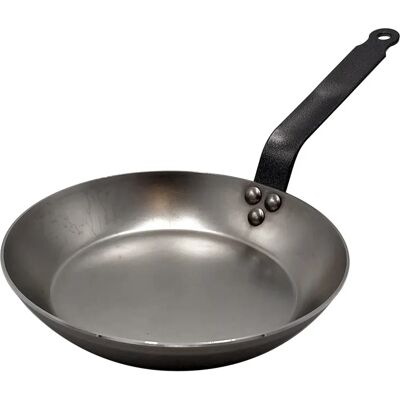 Pentole Agnelli Poêle en fonte lourde - Diam. 20cm - Hauteur 3,8cm - Capacité 1L - Friture, Gril, Sauté Pentole Agnelli Poêle en fonte lourde - Diam. 20cm - Hauteur 3,8cm - Capacité 1L - Friture, Gril, Sauté