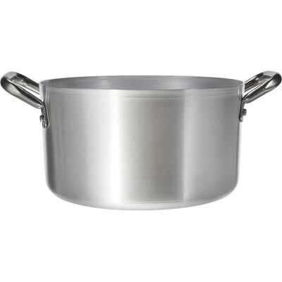 Agnelli Aluminium Pan met 2 Handgrepen - 24cm Kookgerei Agnelli Aluminium Pan met 2 Handgrepen - 24cm Kookgerei