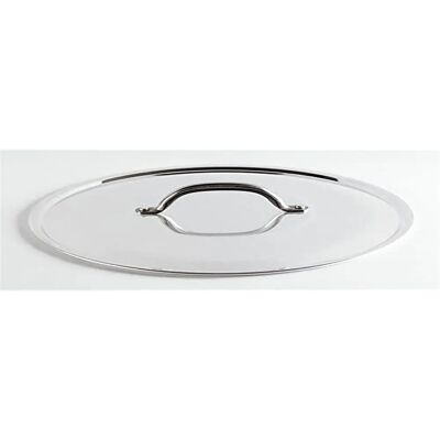 Pentole Agnelli RVS Deksel 18cm met Handvat - Kookgerei Pentole Agnelli RVS Deksel 18cm met Handvat - Kookgerei