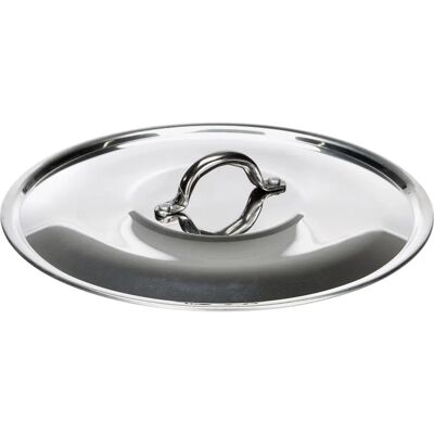 Agnelli Casserole et Couvercle - 24cm Aluminium Pur - Durable & Conductif Agnelli Casserole et Couvercle - 24cm Aluminium Pur - Durable & Conductif