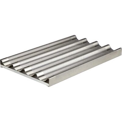 Agnelli GN 1/1 Microperforatie Baguette Bakplaat - 53x32,5 cm Agnelli GN 1/1 Microperforatie Baguette Bakplaat - 53x32,5 cm