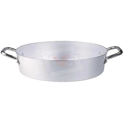 Agnelli RVS Lage Kasserolle - 20cm Diameter, 7,5cm Hoogte, 2,5L - Kookgerei Agnelli RVS Lage Kasserolle - 20cm Diameter, 7,5cm Hoogte, 2,5L - Kookgerei