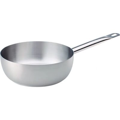 Casserole conique en acier inoxydable Agnelli - 20cm, 6,5cm hauteur - 1,6L Casserole conique en acier inoxydable Agnelli - 20cm, 6,5cm hauteur - 1,6L