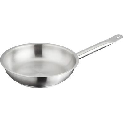 Induktionspanna i rostfritt stål - Diameter 20cm - Höjd 4cm - 1L Kapacitet Induktionspanna i rostfritt stål - Diameter 20cm - Höjd 4cm - 1L Kapacitet