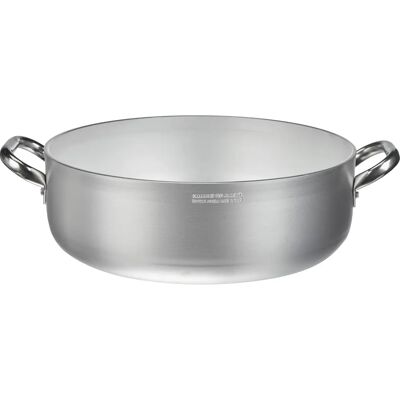 Casserole Basse Radiant en Aluminium Agnelli - 32cm Casserole Basse Radiant en Aluminium Agnelli - 32cm