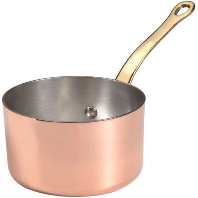 Pentola in rame Agnelli 1932 - Casseruola alta con manico in ottone Pentola in rame Agnelli 1932 - Casseruola alta con manico in ottone
