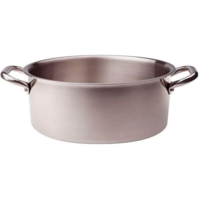 Pentole Agnelli Casseruola alta in alu-inox 3mm Pentole Agnelli Casseruola alta in alu-inox 3mm