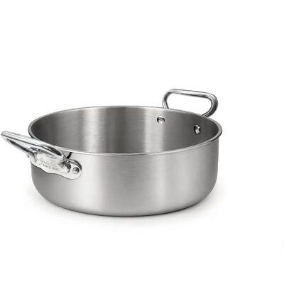 Pentole Agnelli - Casserola Bassa - 16cm - alu-inox - Saucepan Pentole Agnelli - Casserola Bassa - 16cm - alu-inox - Saucepan