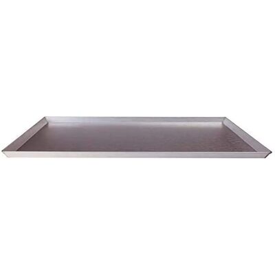 Bandeja de hornear rectangular de aluminio Pentole Agnelli 80x60cm Bandeja de hornear rectangular de aluminio Pentole Agnelli 80x60cm