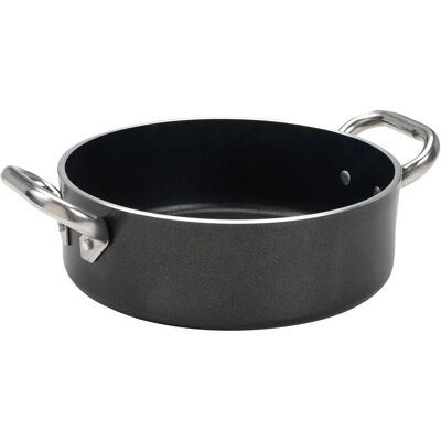 Agnelli AlBlack 32cm - Casserole - Antiadhésif, Haute Conductivité Agnelli AlBlack 32cm - Casserole - Antiadhésif, Haute Conductivité
