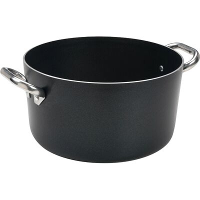 Pentole Agnelli Alta AlBlack Casserole Antiadhésive - 32cm Pentole Agnelli Alta AlBlack Casserole Antiadhésive - 32cm