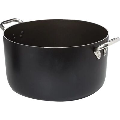 Agnelli Noir Aluminium 36cm Casserole - Casserole Agnelli Noir Aluminium 36cm Casserole - Casserole