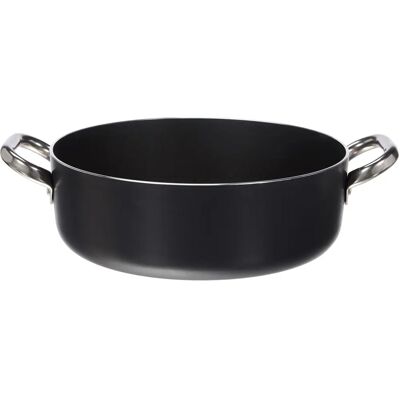 Agnelli AlBlack 28cm Anti-aanbaklaag Kasserolle Agnelli AlBlack 28cm Anti-aanbaklaag Kasserolle