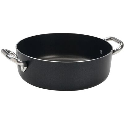 Agnelli Aluminium Noir 32cm Casserole Antiadhésive - Ustensiles de cuisine Agnelli Aluminium Noir 32cm Casserole Antiadhésive - Ustensiles de cuisine