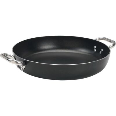 Casserole en aluminium noir Agnelli 24cm - Ustensiles Casserole en aluminium noir Agnelli 24cm - Ustensiles