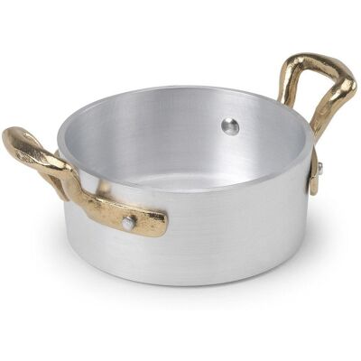 Casserole basse en aluminium Agnelli - 10cm - Cuisson & Service Casserole basse en aluminium Agnelli - 10cm - Cuisson & Service
