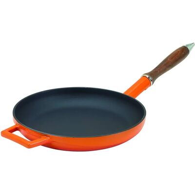 Poêle en fonte émaillée Agnelli - Bicolore, 24cm Poêle en fonte émaillée Agnelli - Bicolore, 24cm