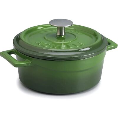 Agnelli Cocotte en fonte verte 10cm - Ustensiles de cuisine Agnelli Cocotte en fonte verte 10cm - Ustensiles de cuisine