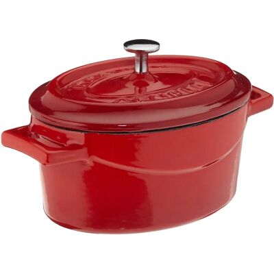 Agnelli Mini Cocotte Ovale en Fonte - 12x9cm, 0,4L - Mini Cocotte Agnelli Mini Cocotte Ovale en Fonte - 12x9cm, 0,4L - Mini Cocotte