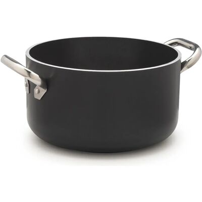 Agnelli Noir Casserole Induction 28cm - Ustensiles de cuisine de qualité Agnelli Noir Casserole Induction 28cm - Ustensiles de cuisine de qualité