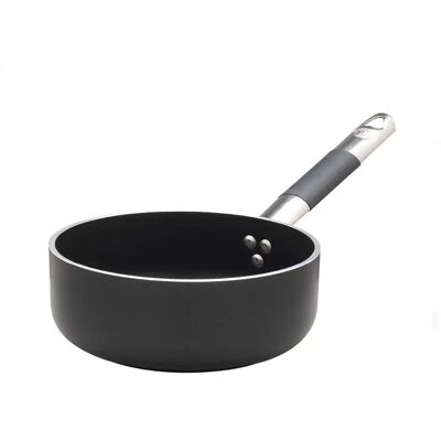 Agnelli Marmite en Aluminium Noir pour Induction - 20cm Agnelli Marmite en Aluminium Noir pour Induction - 20cm