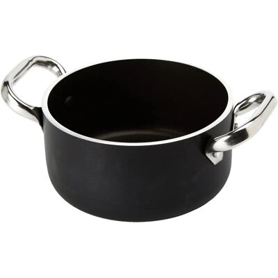 Cocotte en aluminium noir pour induction 16cm - Pentole Agnelli Cocotte en aluminium noir pour induction 16cm - Pentole Agnelli