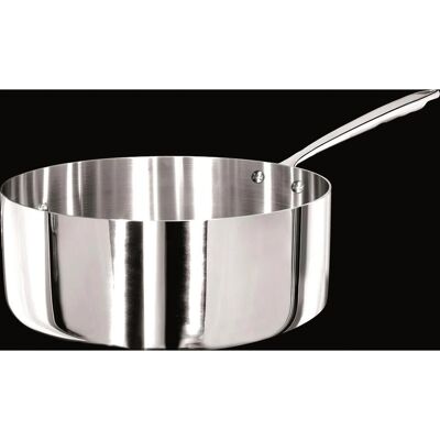 Agnelli 1907 Casserole Bas en Alu-inox pour induction Agnelli 1907 Casserole Bas en Alu-inox pour induction