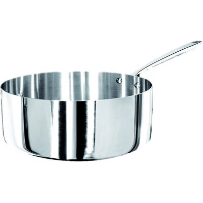 Casserole basse en alu-inox pour induction - 28cm Casserole basse en alu-inox pour induction - 28cm