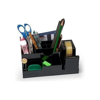 Lebez 1737-N Schreibtisch Organizer - Organizer, Schwarz, 80x120x200mm Lebez 1737-N Schreibtisch Organizer - Organizer, Schwarz, 80x120x200mm